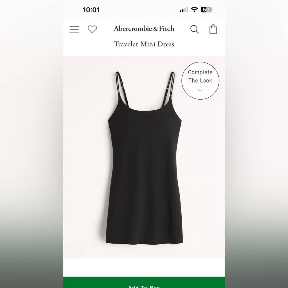 Abercrombie Traveler Mini Dress in Lrg TALL